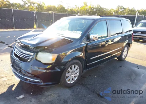 2011 Chrysler Town & Country Touring-L из США, поврежденный, VIN 2A4RR8DG4BR635518